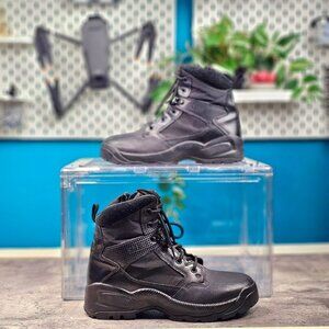5.11 Tactical Women's ATAC 2.0 6" Side Zip Black Leather Quarter Boot Size 9.5